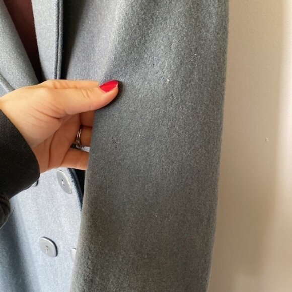 Vintage teal wool blend coat - Picture 9 of 15